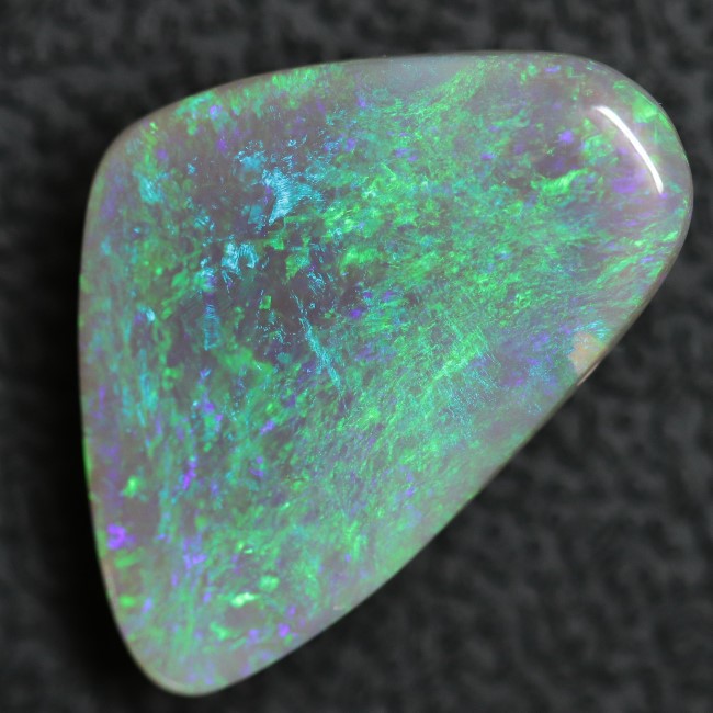 Australian Lightning Ridge, Semi Black Crystal Solid Opal, Cabochon Loose Stone