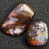 19.45 cts Australian Boulder Opal Cut Loose Stone Parcel