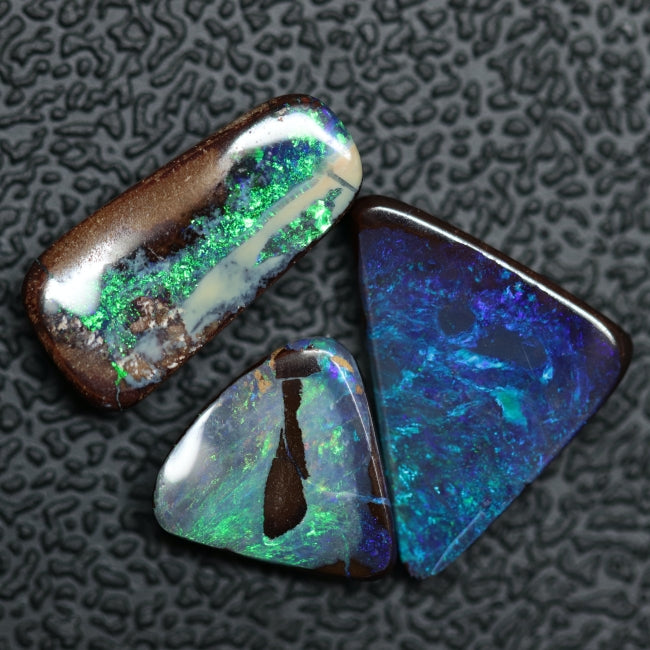 8.08 cts Australian Boulder Opal Cut Loose Stone Parcel