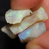 Australian Solid Semi Black Opal Rough, Lightning Ridge Parcel, Green Blue Stones
