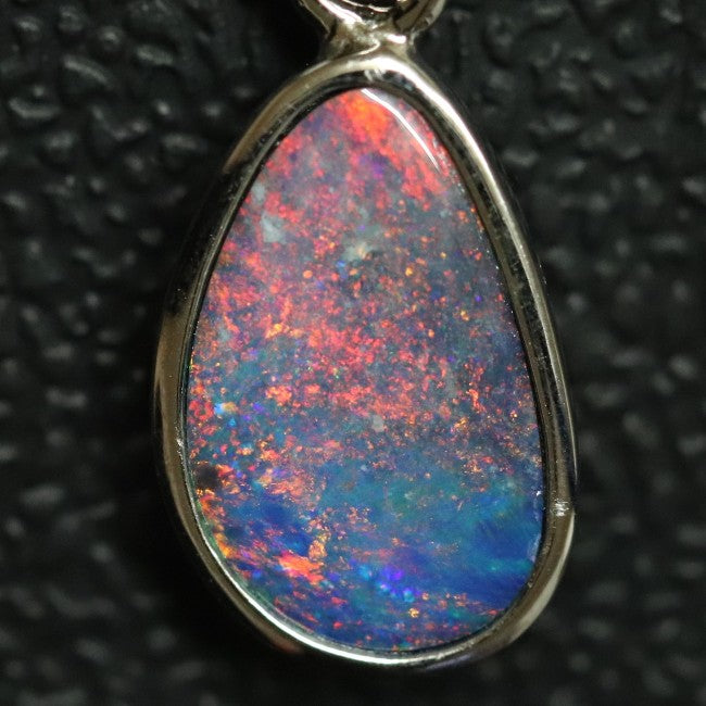 Australian Doublet Opal with Silver Pendant