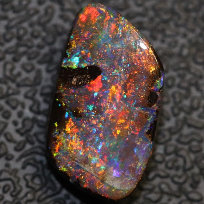 3.10 cts Australian Boulder Opal Cut Loose Stone