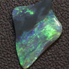 3.67 cts Australian Semi Black Opal Lightning Ridge Carving, Solid Loose Stone