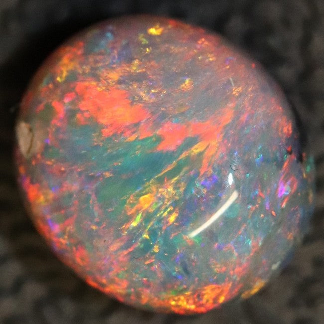 2.51 cts Australian Black Opal Lightning Ridge, Solid Gem Stone, Cabochon