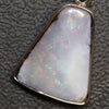 4.08 g Australian Boulder Opal with Silver Pendant : L 30.6 mm
