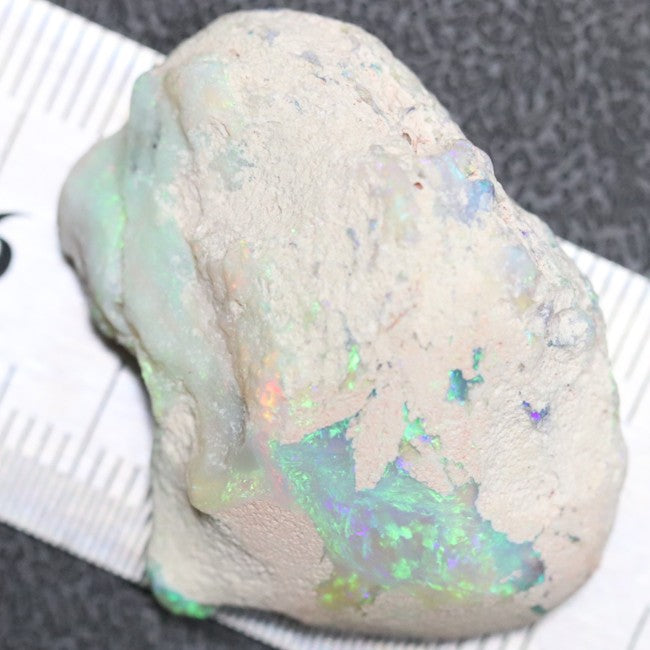 54.40 cts Australian Semi Black Opal Rough, Lightning Ridge, Polished Specimen