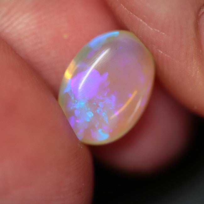 2.69 cts Australian Semi Black Crystal Opal, Lightning Ridge