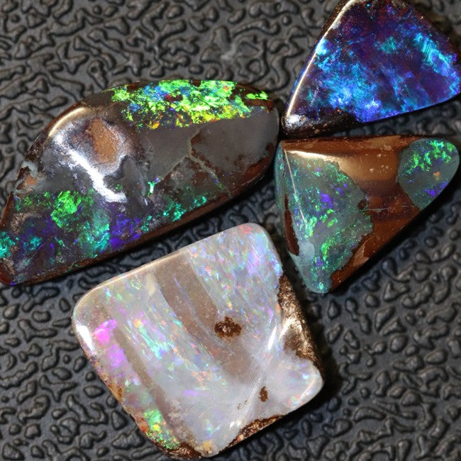 9.04 cts Australian Boulder Opal Cut Loose Stone Parcel