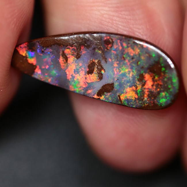 5.40 cts Australian Boulder Opal, Cut Loose Stone