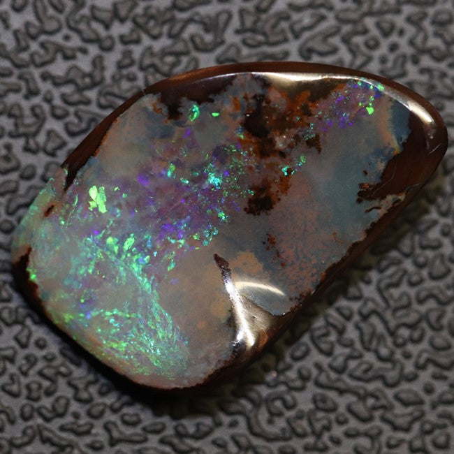  Australian Boulder Opal Cut Loose Stone Green
