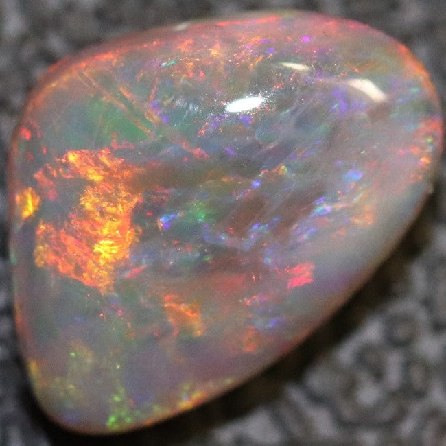 1.55 cts Australian Semi Black Opal Solid Lightning Ridge Loose Stone
