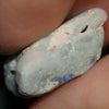 16.70 cts Australian Semi Black Opal Rough, Lightning Ridge, Polished Specimen, Natural Red Green Blue Stone