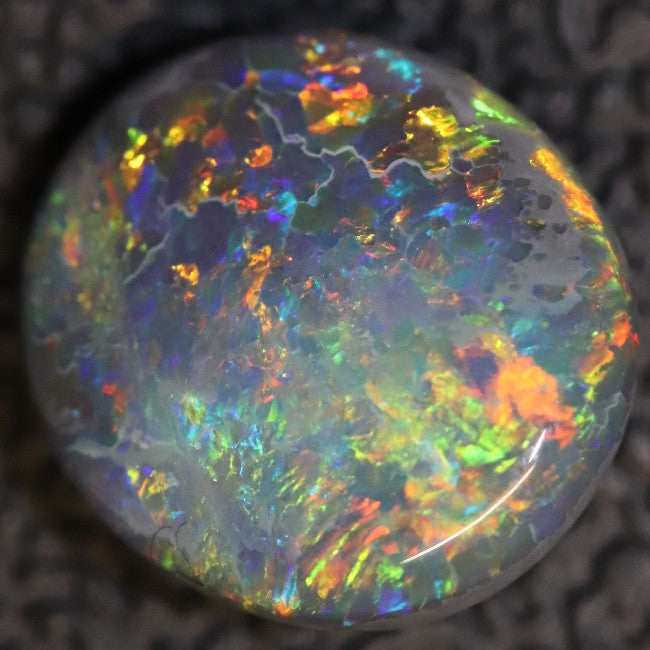 2.75 cts Australian Black Opal Lightning Ridge, Solid Gem Stone, Cabochon