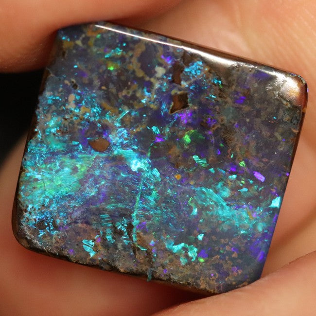 11.34 cts Australian Boulder Opal, Cut Loose Gem Stone
