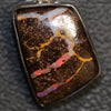3.45 g Australian Boulder Opal with Silver Pendant : L 25.9 mm