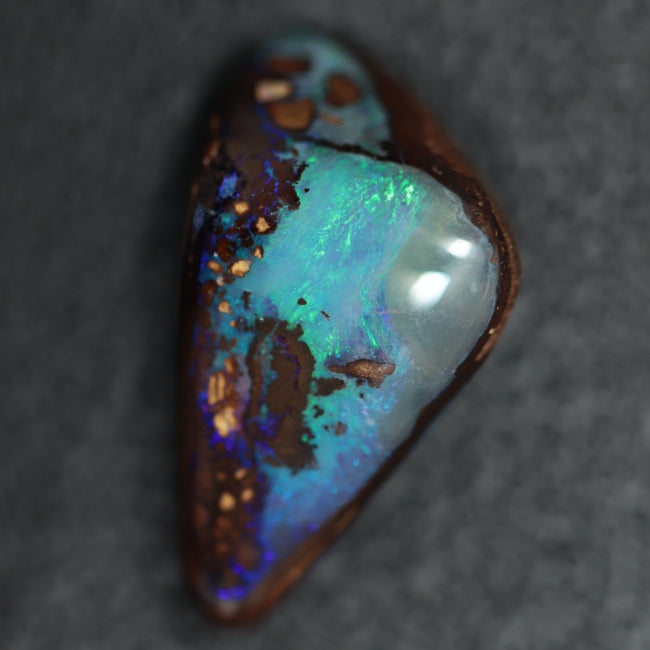 8.65 cts Australian Boulder Opal, Cut Loose Stone