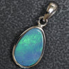 1.36 g Australian Doublet Opal with Silver Pendant : L 23.5 mm