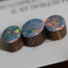 4.75 cts Australian Opal, Doublet Stone, Cabochon 3pcs