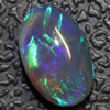1.23 cts Australian Black Crystal Opal Lightning Ridge, Solid Gem Stone, Cabochon