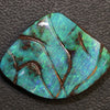 47.35 cts  Green Australian Boulder Opal, Cut Loose Stone