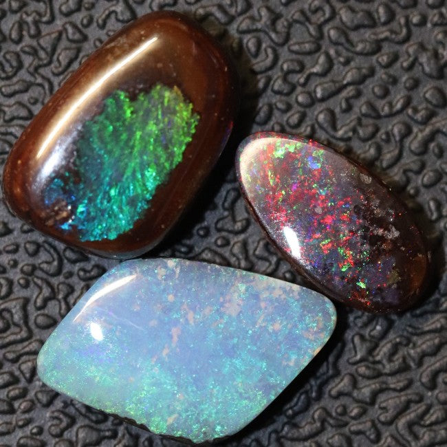 6.12 cts Australian Boulder Opal Cut Loose Stone Parcel