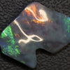6.36 cts Black Opal Lightning Ridge, Australian Solid Carving, Loose Gem Stone, Red Green Blue