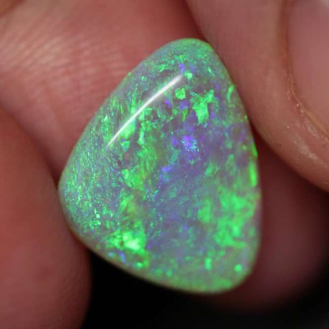 3.62 cts Australian Solid Semi Black Opal, Lightning Ridge