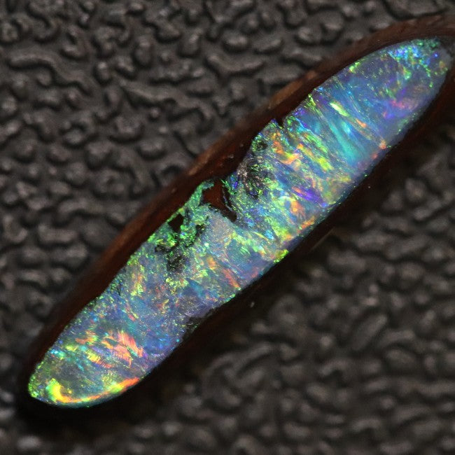 2.84 cts Australian Boulder Opal Cut Loose Stone