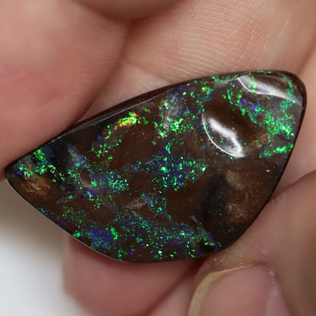 24.35 cts Australian Boulder Opal, Cut Loose Stone