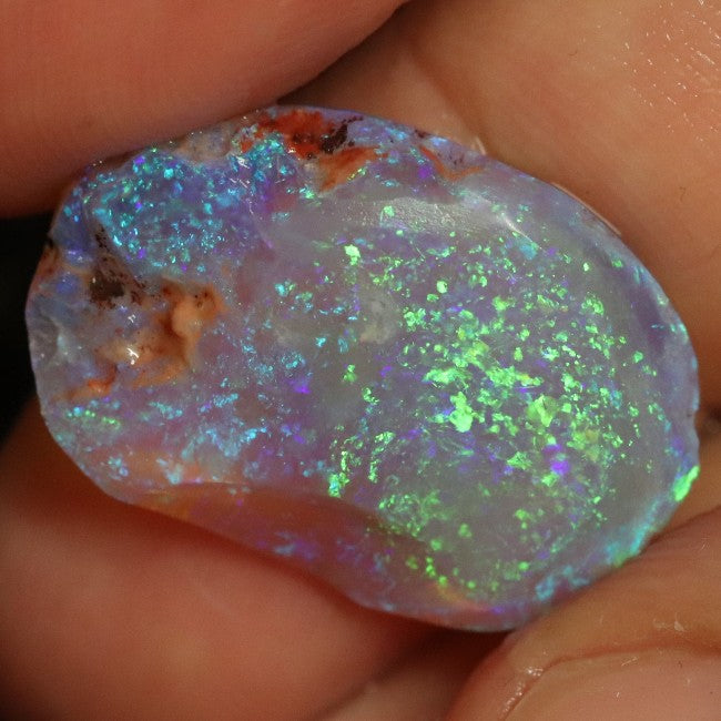 8.95 cts Australian Opal, Lightning Ridge, Solid Rough, Loose Rub, Gem Stone