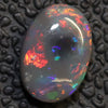 0.97 cts Australian Semi Black Opal Solid Lightning Ridge Cabochon Loose Stone