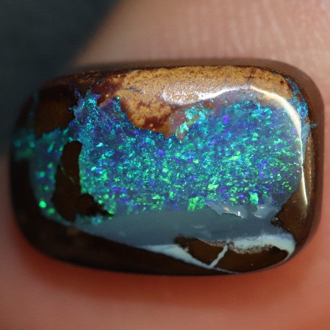 4.95 cts Australian Boulder Opal Cut Loose Stone