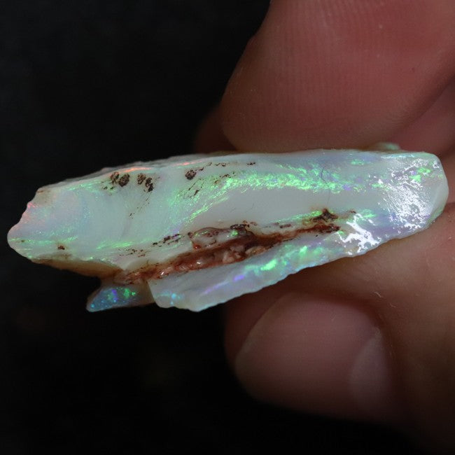 21.75 cts Australian Semi-Black Opal Rough for Carving, Lightning Ridge