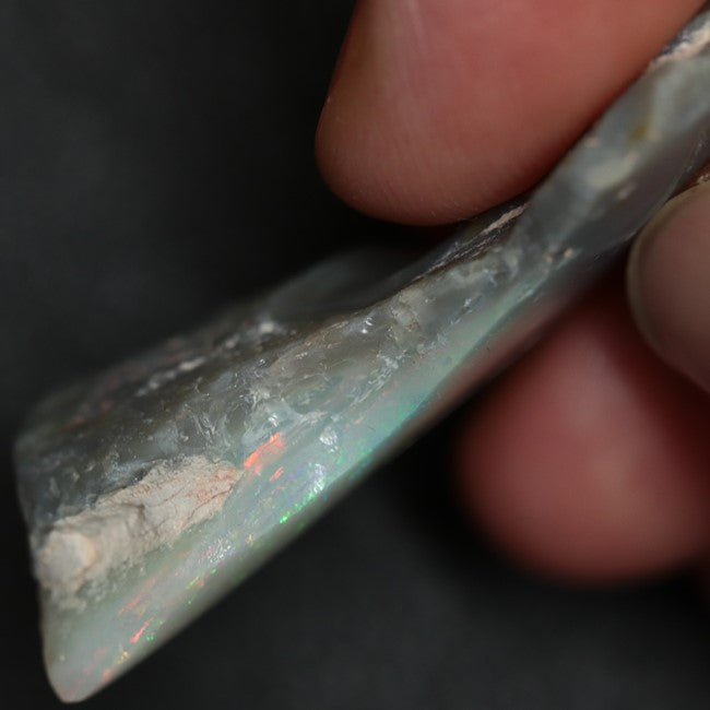 34.0 cts Australian Opal Rough, Lightning Ridge Polished Specimen