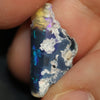 7.20 cts Australian Black Opal Rough, Lightning Ridge, Polished Specimen, Natural Blue Stone
