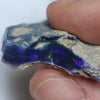 42.50 cts Single Black Opal Rough for Carving 36.0x30.0x11.5mm