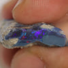 25.30 cts Single Black Opal Rough for Carving 39.3x36.6x11.9mm