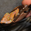 Australian Opal Boulder Drilled Greek Leather Pendant Necklace 76.50 cts