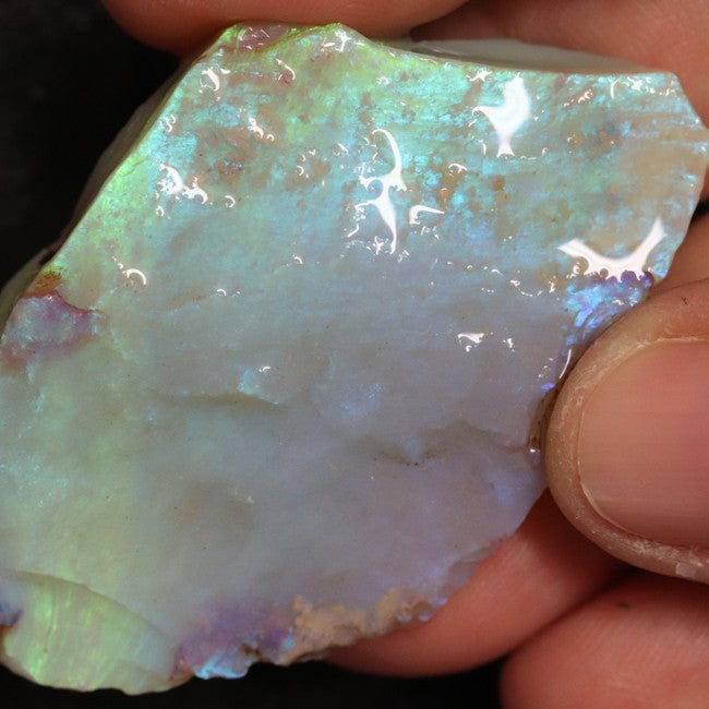92.2 cts Australian Semi-Black Opal Rough for Carving, Lightning Ridge