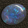 1.37 cts Australian Lightning Ridge, Semi Black Crystal Solid Opal, Cabochon Loose Stone