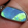 1.44 g Australian Doublet Opal with Silver Pendant : L 24.0 mm