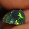 1.96 cts Australian Black Opal Lightning Ridge loose Cut stone Cabochon