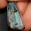 4.09 g Australian Boulder Opal with Silver Pendant : L 34.4 mm