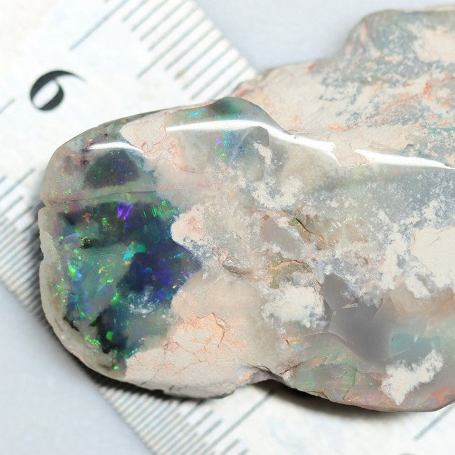 75.20 cts Australian Opal Rough, Lightning Ridge Polished Specimen