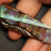 74.45 cts  Green Australian Boulder Opal, Cut Loose Stone