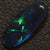 Australian Black Opal Lightning Ridge, Solid Gem Stone, Cabochon, Green Blue