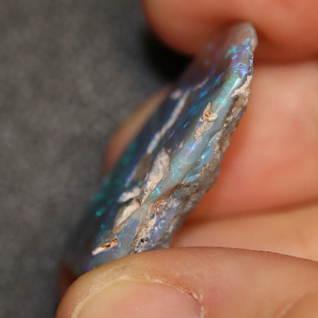 21.8 cts Australian Opal Rough Lightning Ridge Polished Specimen