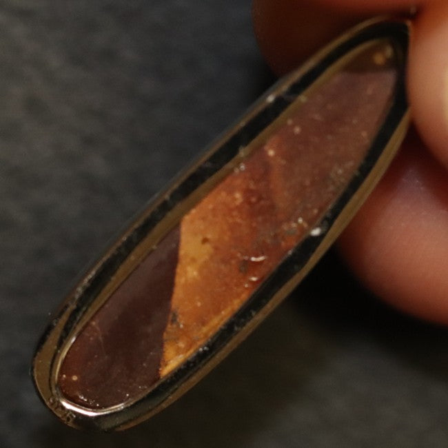 1.63 g Australian Doublet Opal with Silver Pendant : L 33.8 mm