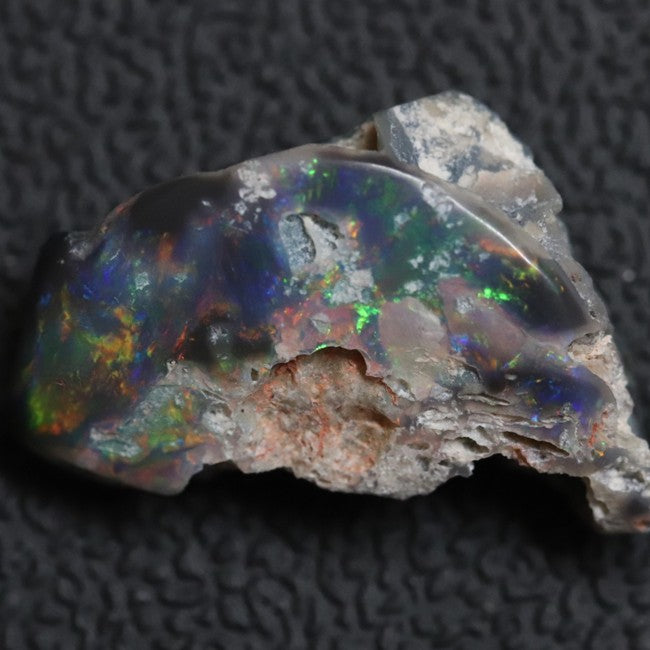 5.53 cts Australian Black Opal Rough Lightning Ridge Polished Specimen