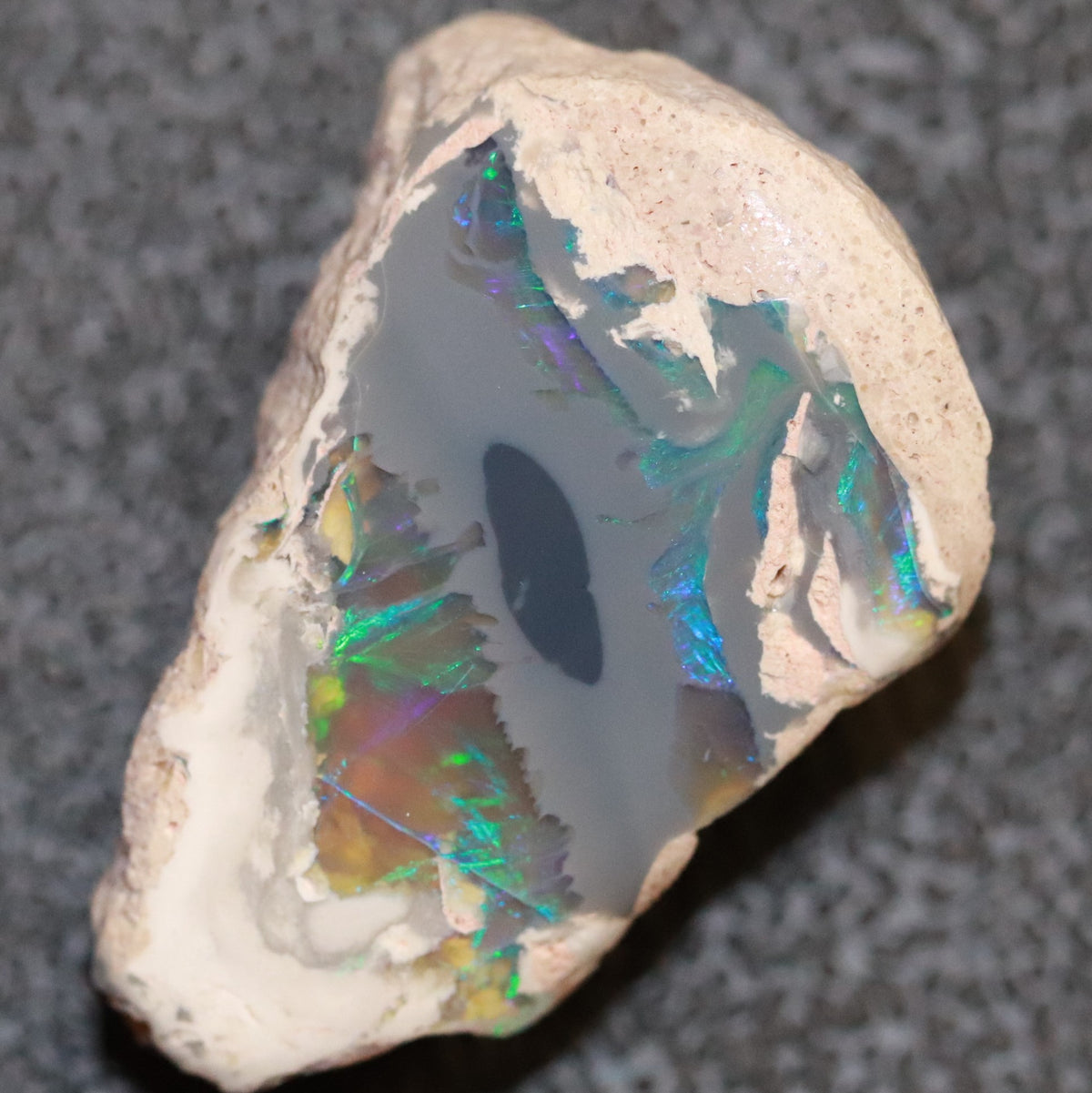 19.8 cts Australian Opal Rough Lightning Ridge Polished Specimen Solid